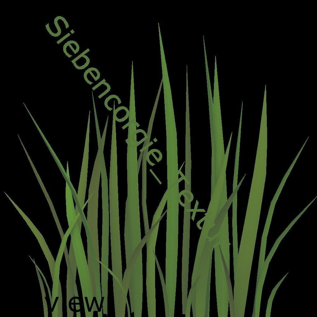 Game-ready Gras three folded pieces of paper Low-poly 3D model_5