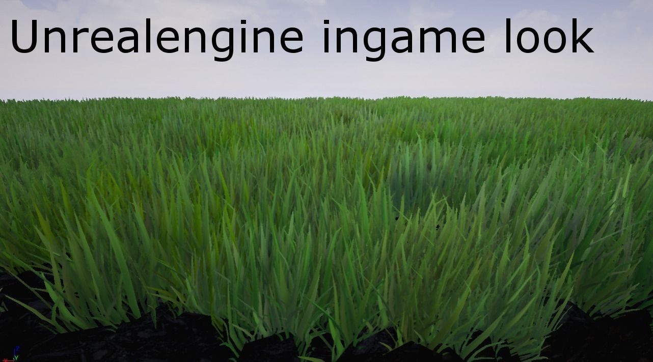 Game-ready Gras three folded pieces of paper Low-poly 3D model_4