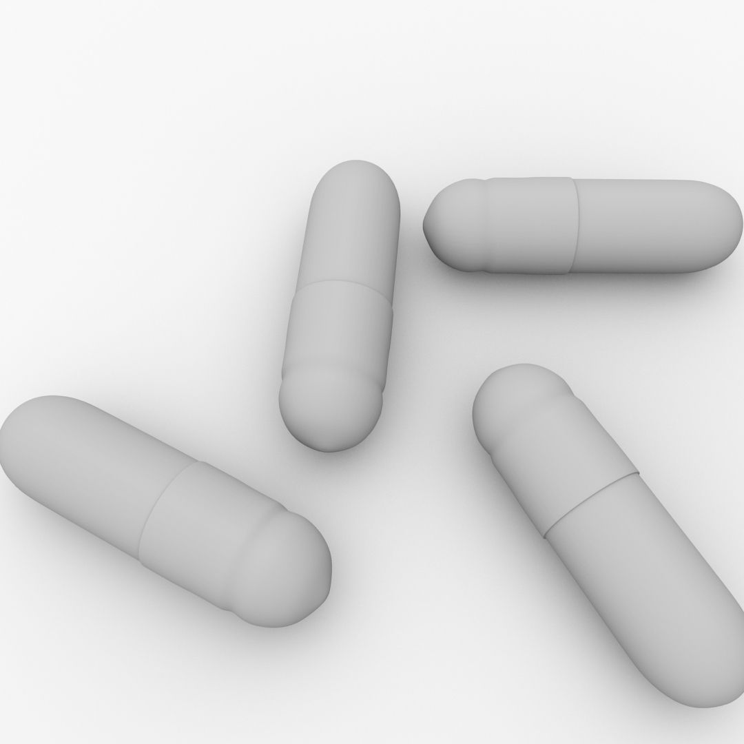 Pill Capsule 3D model_3