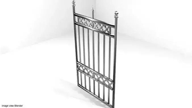 Steel Gate Type 5 3D model