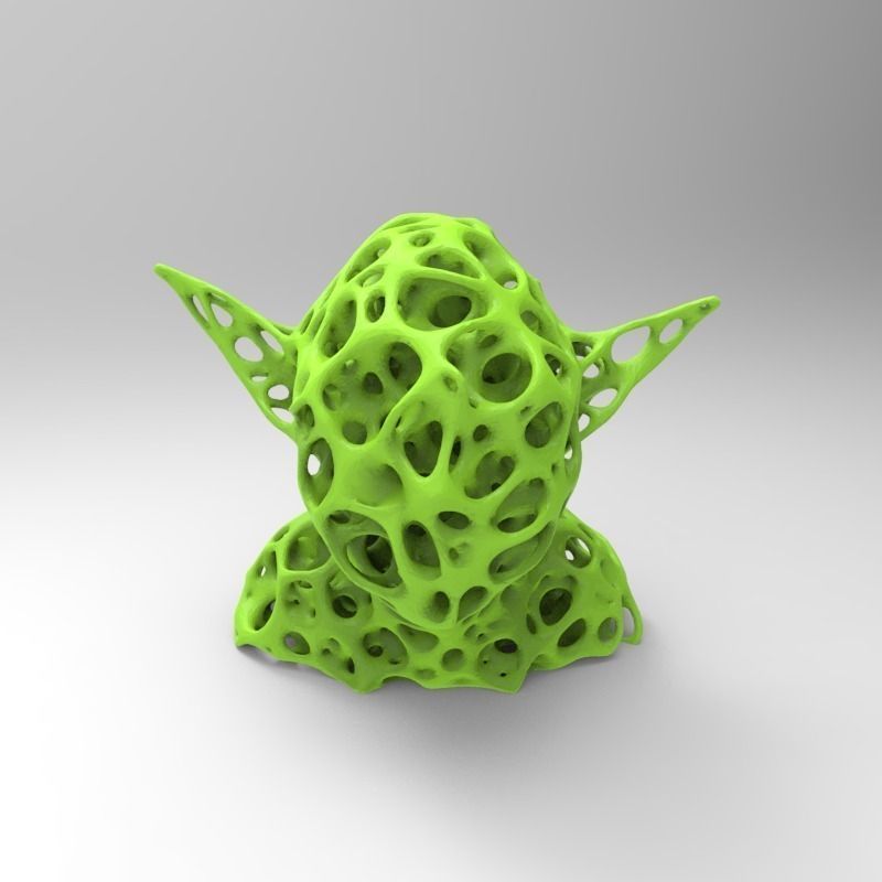 Yoda Pencil Holder 3D print model_1