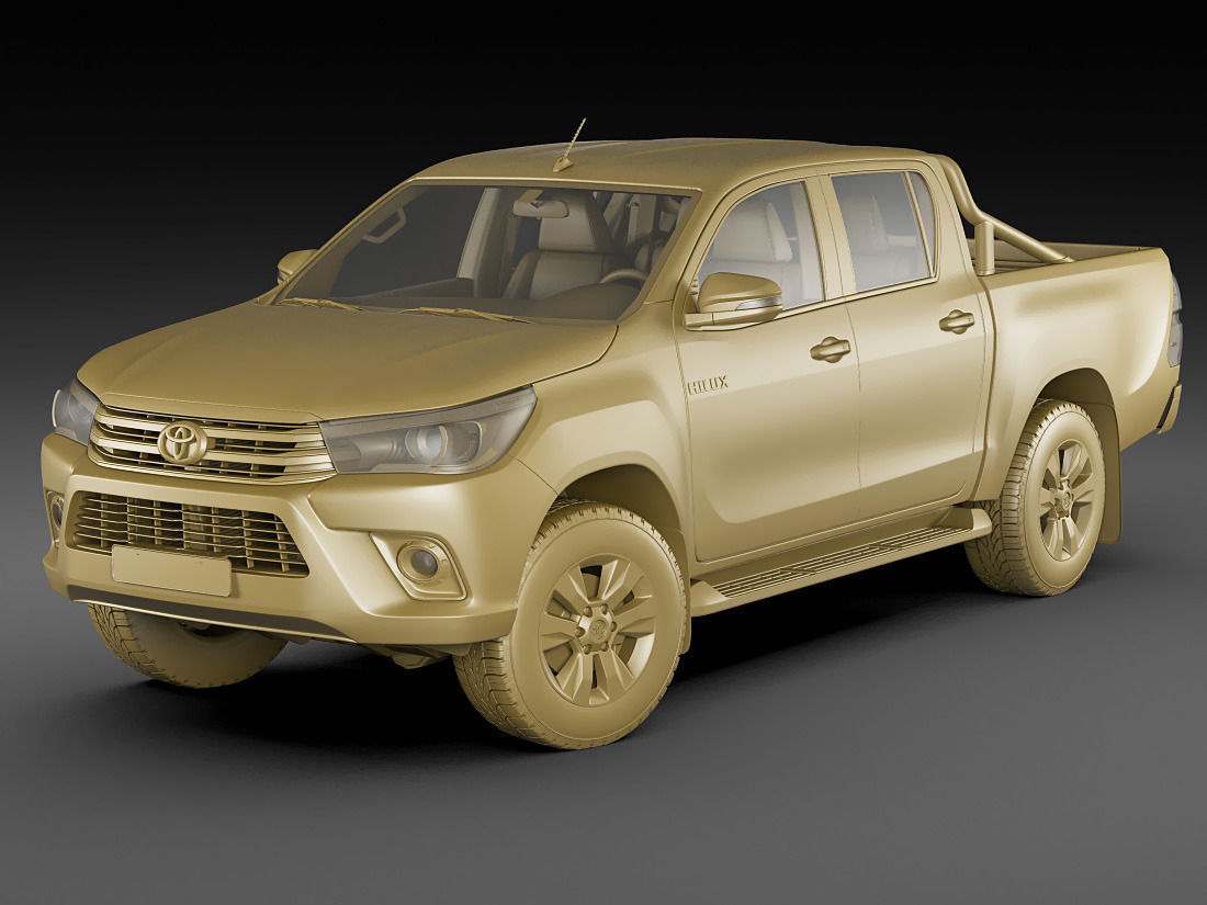 Toyota Hilux 2016 Double Cab 3D model_15