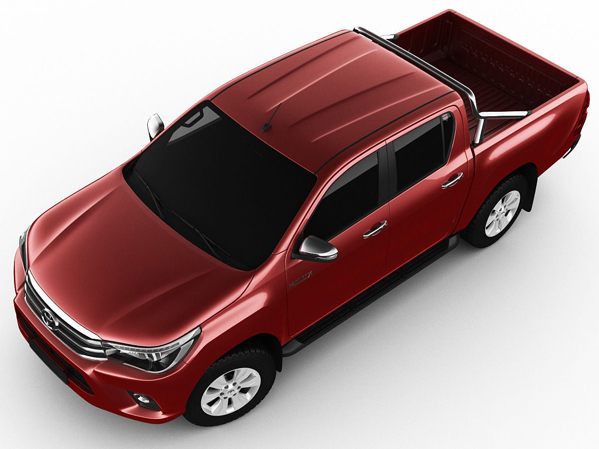 Toyota Hilux 2016 Double Cab 3D model_9
