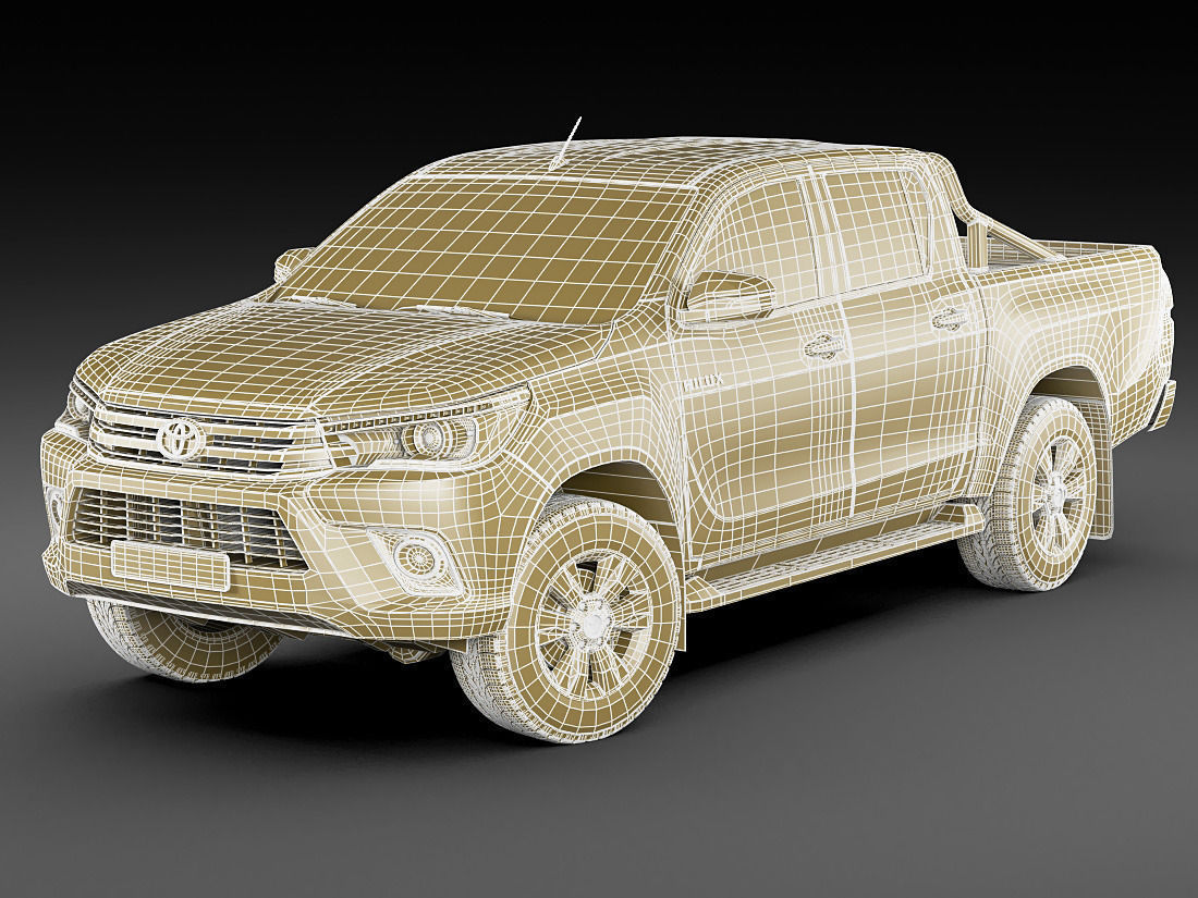 Toyota Hilux 2016 Double Cab 3D model_20