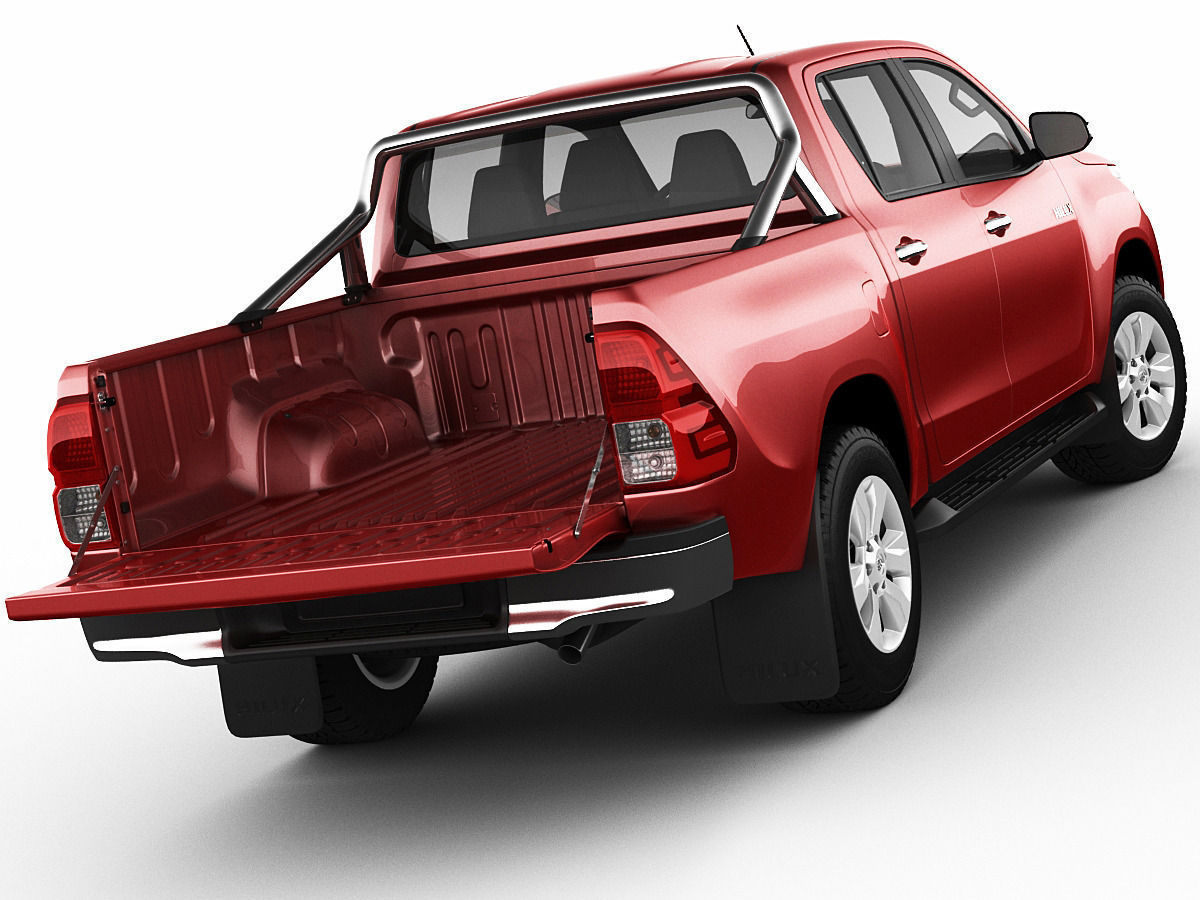 Toyota Hilux 2016 Double Cab 3D model_2