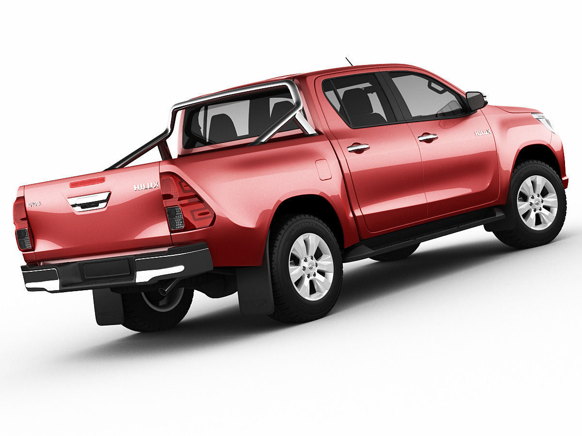Toyota Hilux 2016 Double Cab 3D model_8