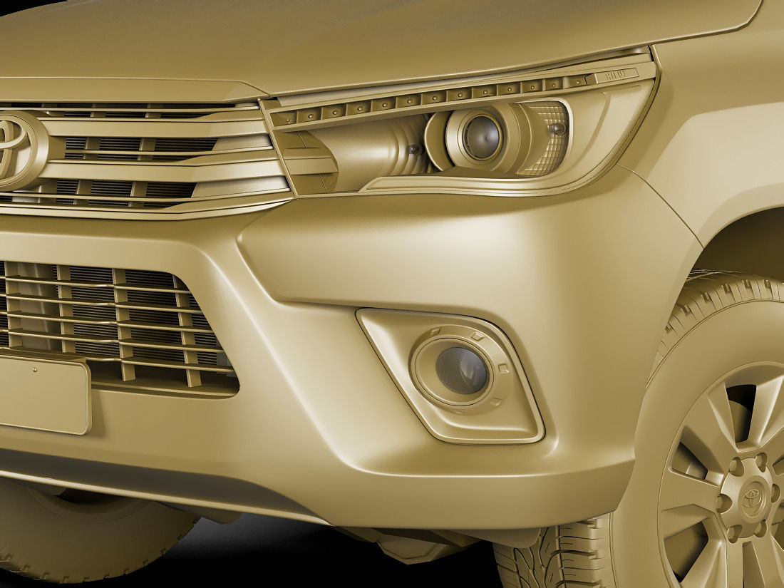 Toyota Hilux 2016 Double Cab 3D model_17