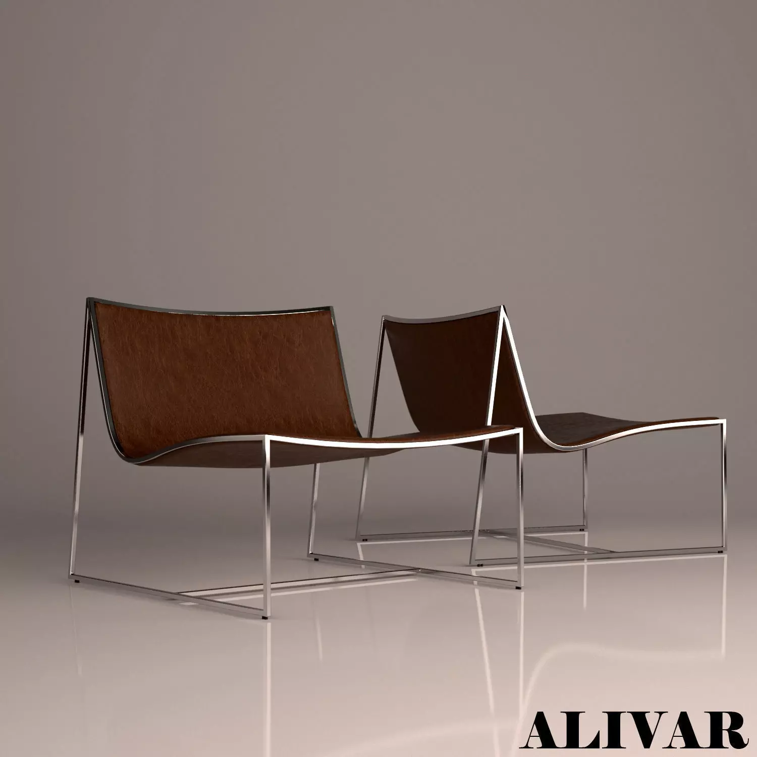 Armchair ALIVAR Free 3D model_0