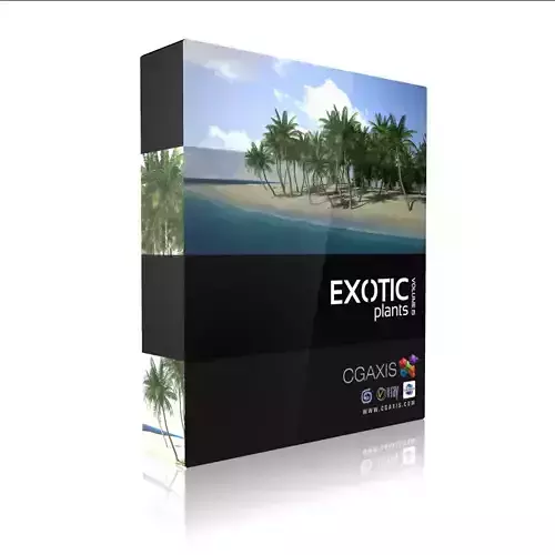 CGAxis Models Volume 15 Exotic Plants LXO 3D model