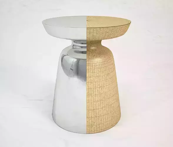West Elm Martini Side Table Free 3D model