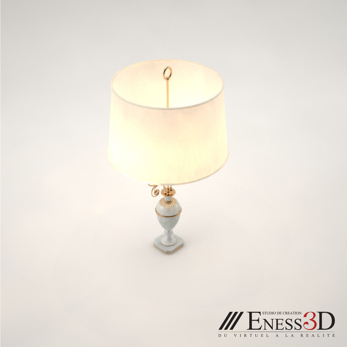 Pro - Bagues 17451 Lamp 3D model_1
