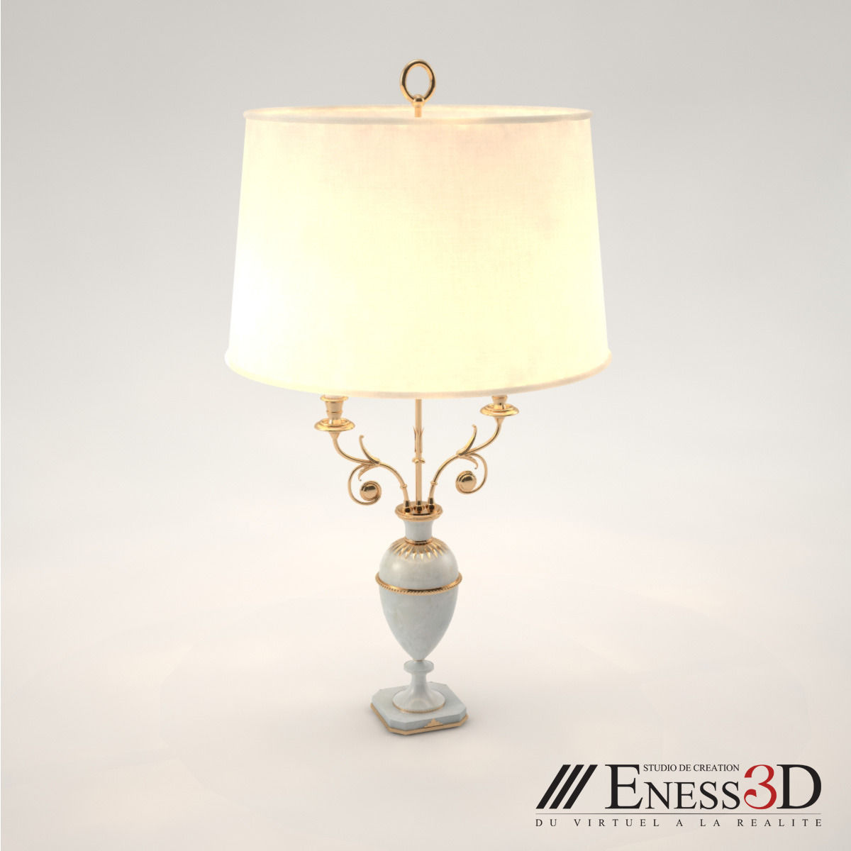 Pro - Bagues 17451 Lamp 3D model_3