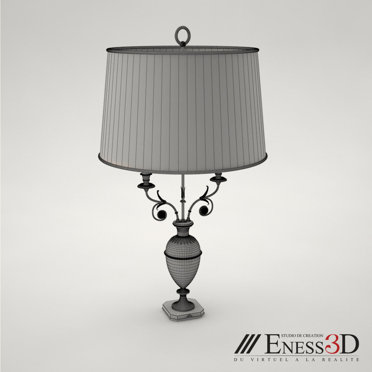 Pro - Bagues 17451 Lamp 3D model_4