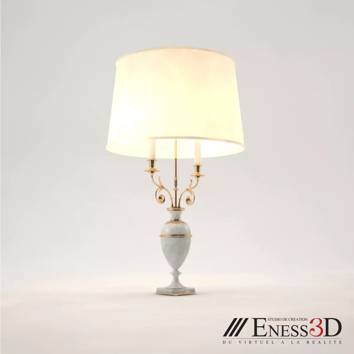 Pro - Bagues 17451 Lamp 3D model_0