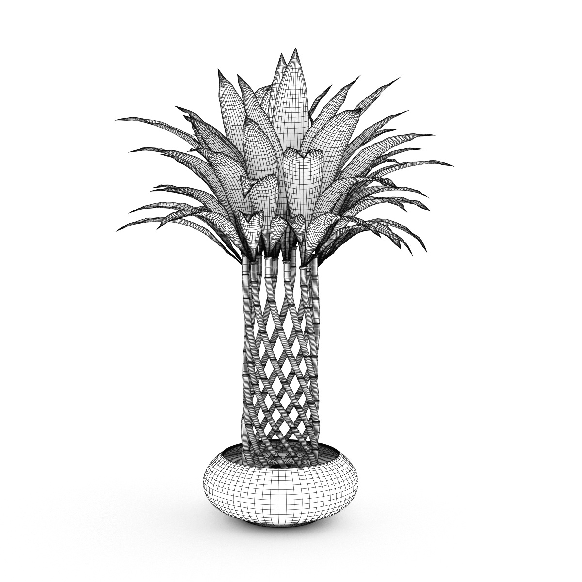 Bamboo Plant 3D model_1