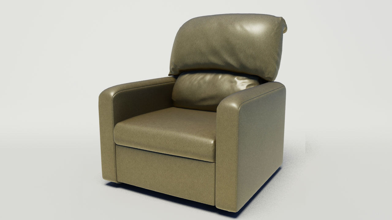 Reclining Chair 3D model_11