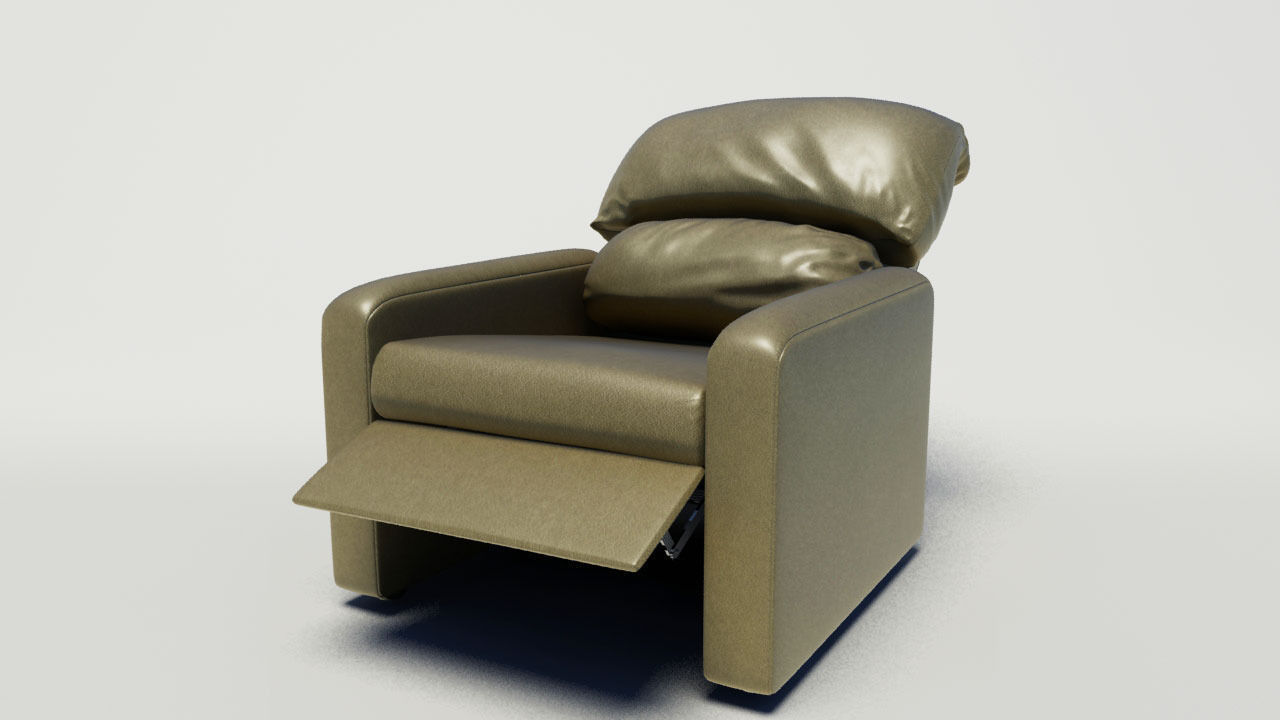 Reclining Chair 3D model_12