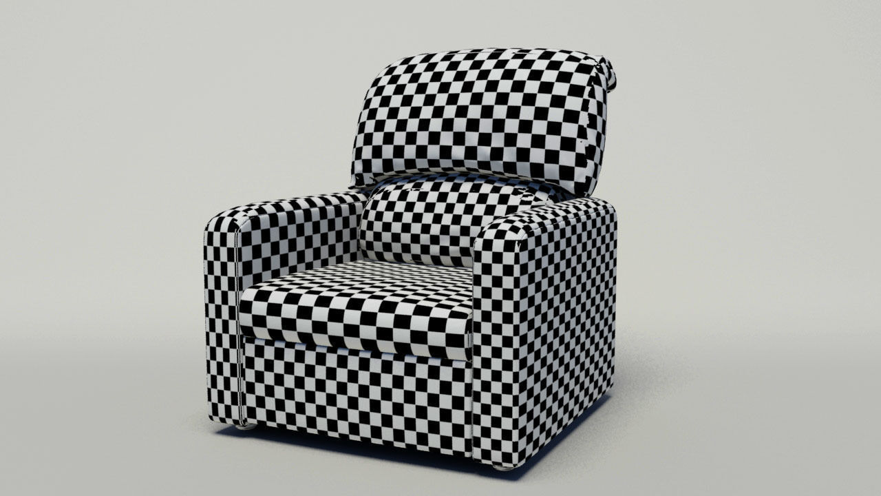 Reclining Chair 3D model_16