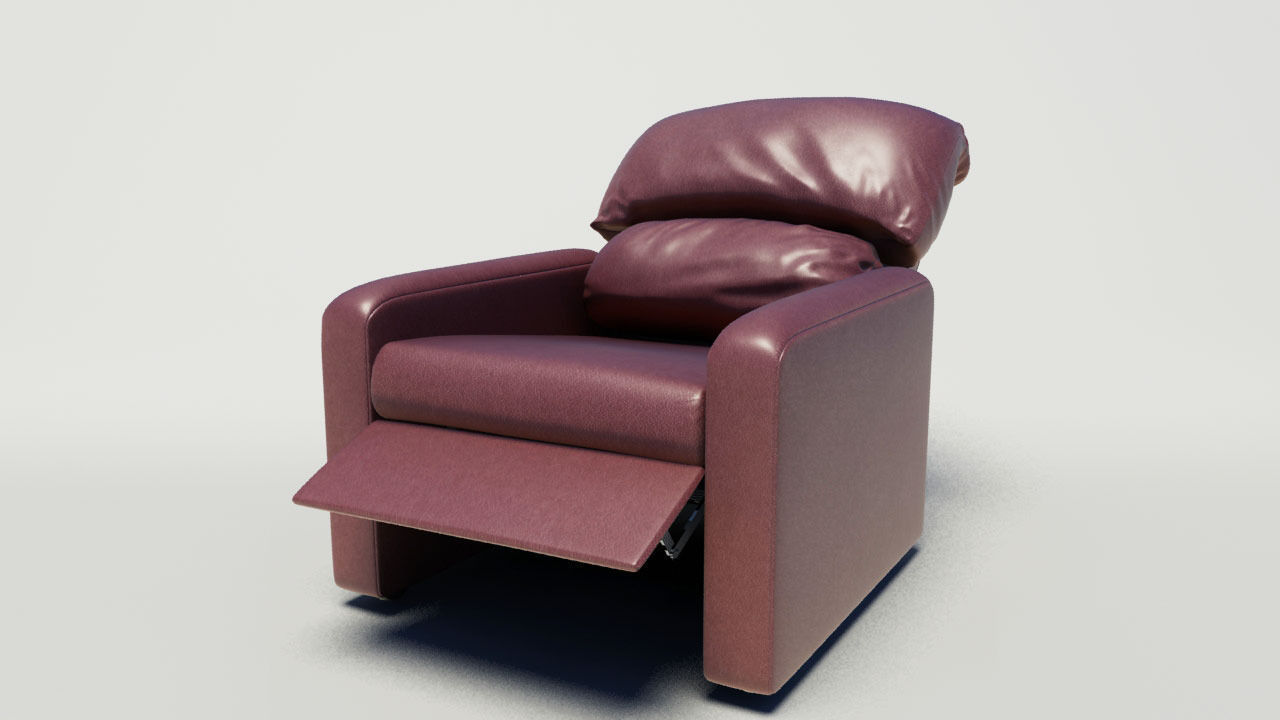 Reclining Chair 3D model_10