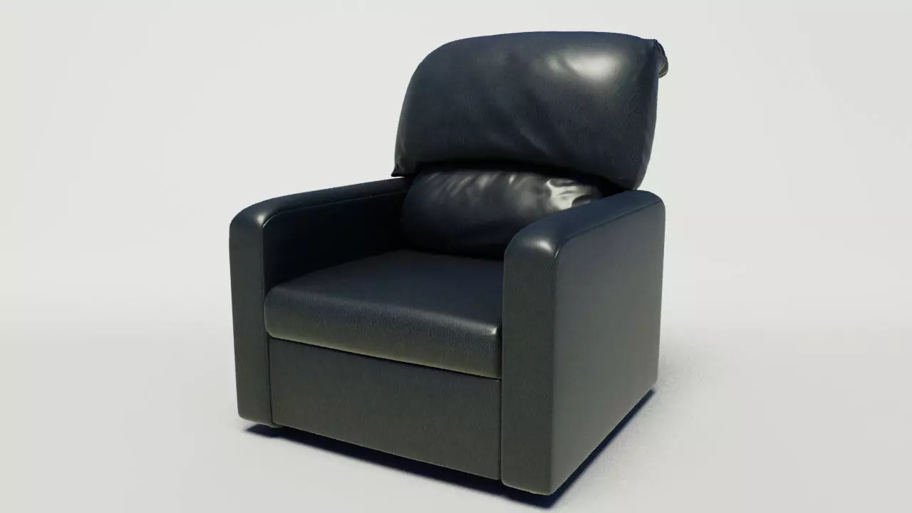 Reclining Chair 3D model_0