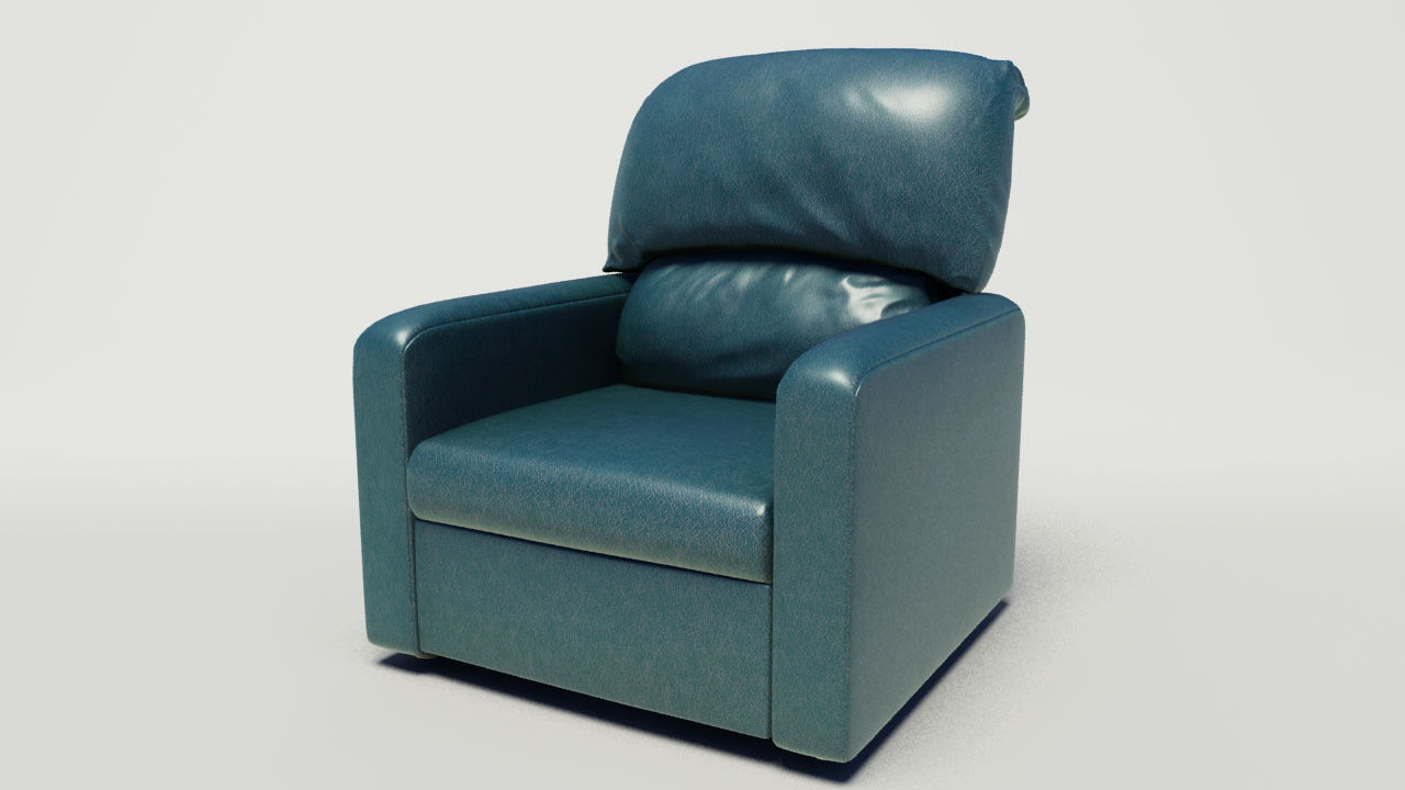 Reclining Chair 3D model_7