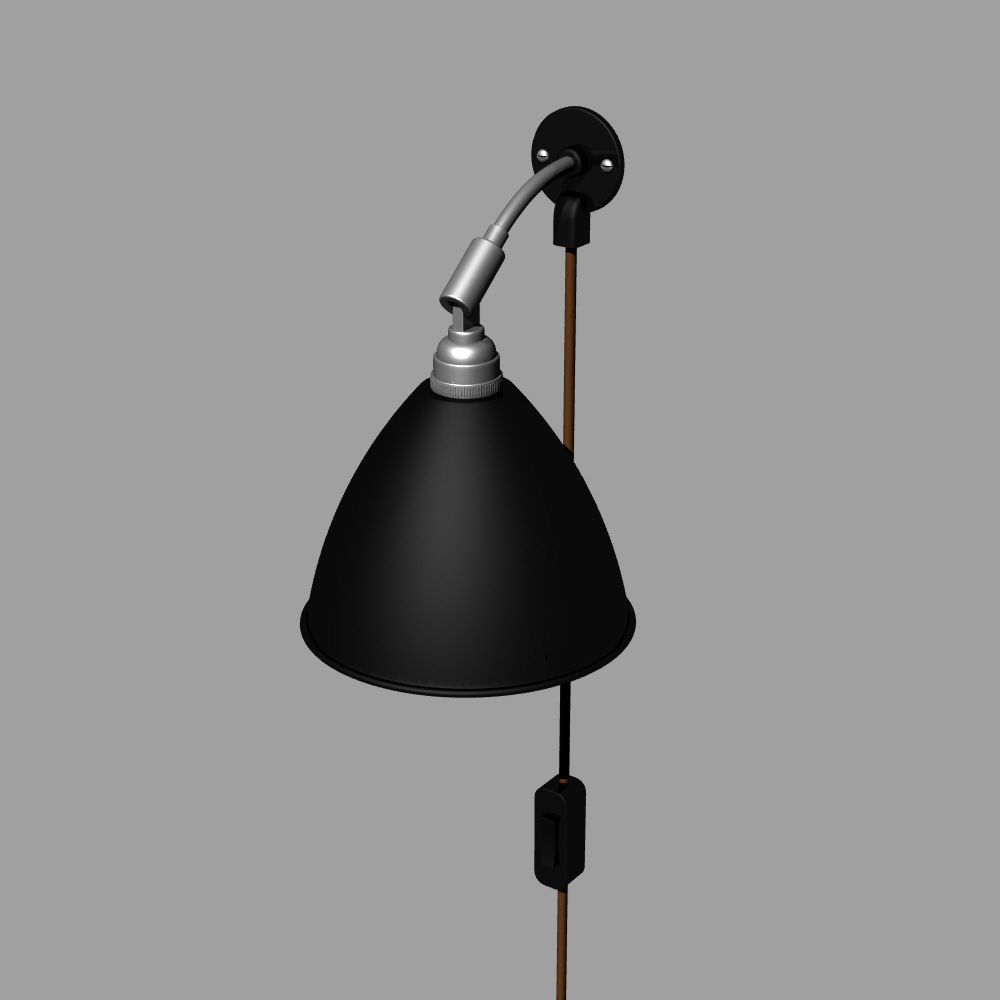 wall lamp BL7 3D model_1