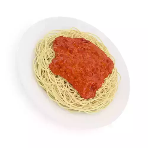 Spaghetti Napoli 3D model