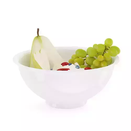Fruits with Yoghurt