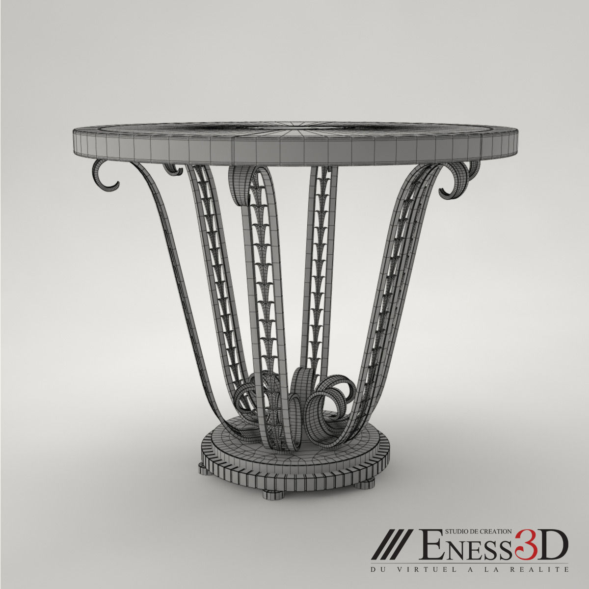 Pro - Table Patrick Gaguech FFGUER-1B-DGP 3D model_4