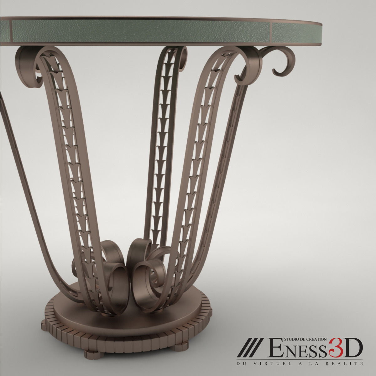 Pro - Table Patrick Gaguech FFGUER-1B-DGP 3D model_1