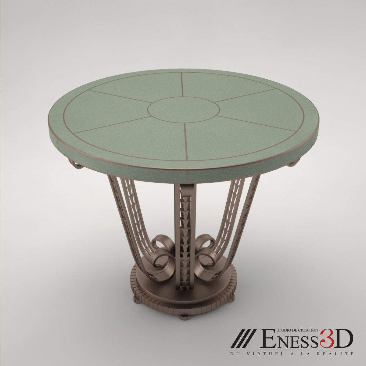 Pro - Table Patrick Gaguech FFGUER-1B-DGP 3D model_2