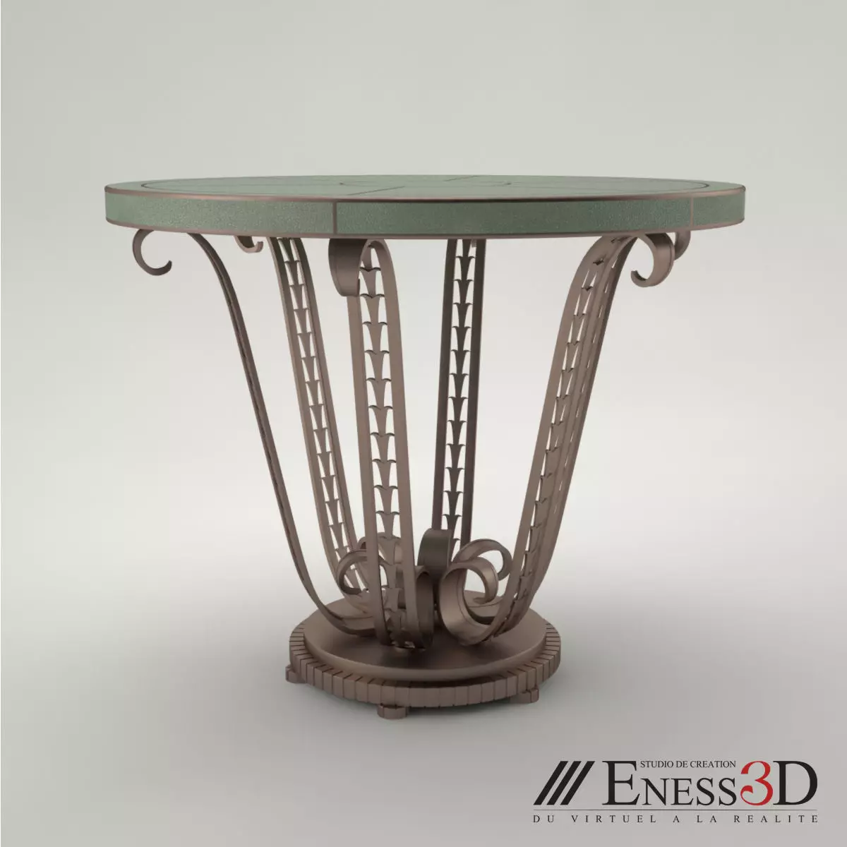 Pro - Table Patrick Gaguech FFGUER-1B-DGP 3D model_0