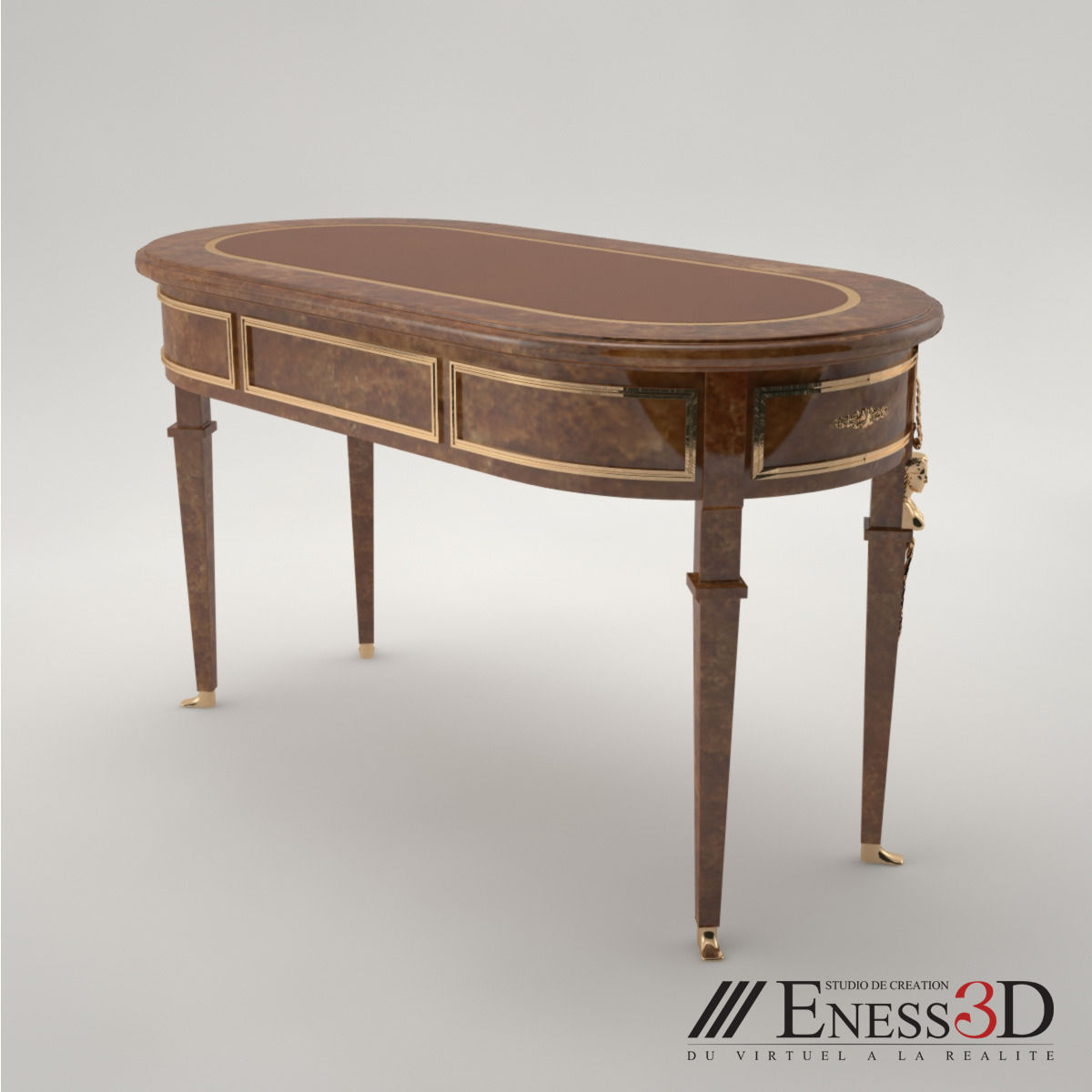 Pro - Balcean Desk 3D model_2