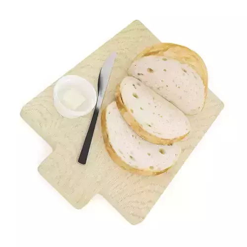 Bread on Cutting Board
