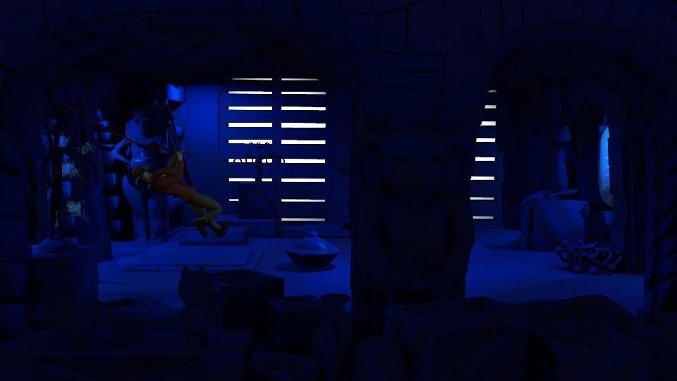 Adventurers loft Low-poly 3D model_0