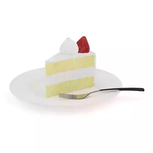 Piece of Cream Cake