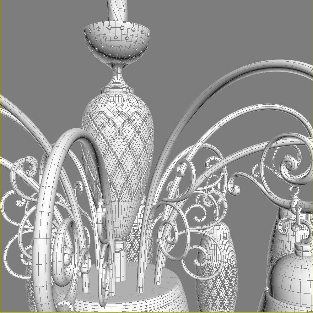 Sconce Masiero Luxury Magnifica 10 1 3D model_2