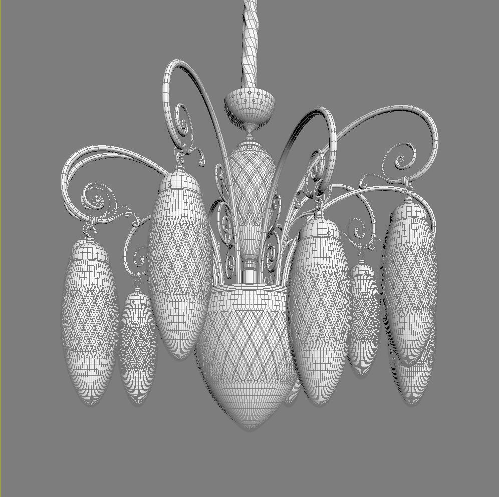 Sconce Masiero Luxury Magnifica 10 1 3D model_1