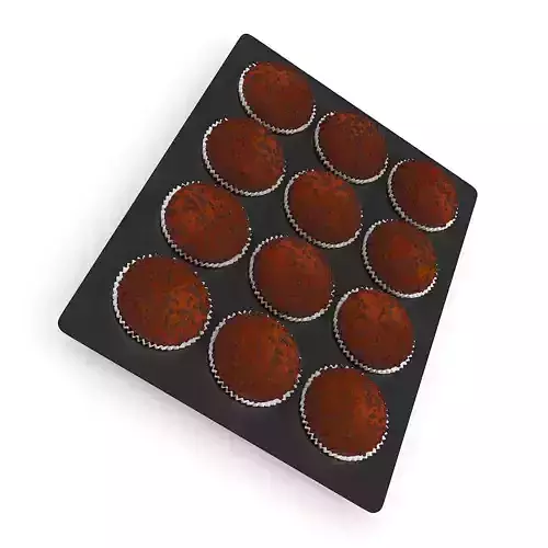 Muffins on Baking Plate