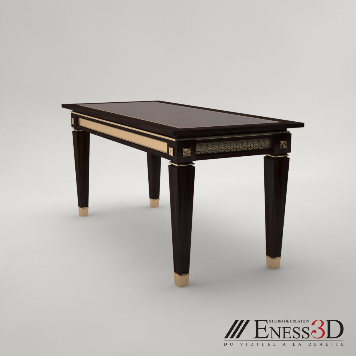 Pro - Desk Turri T76R 3D model_2