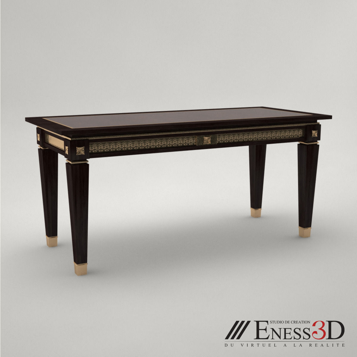 Pro - Desk Turri T76R 3D model_1