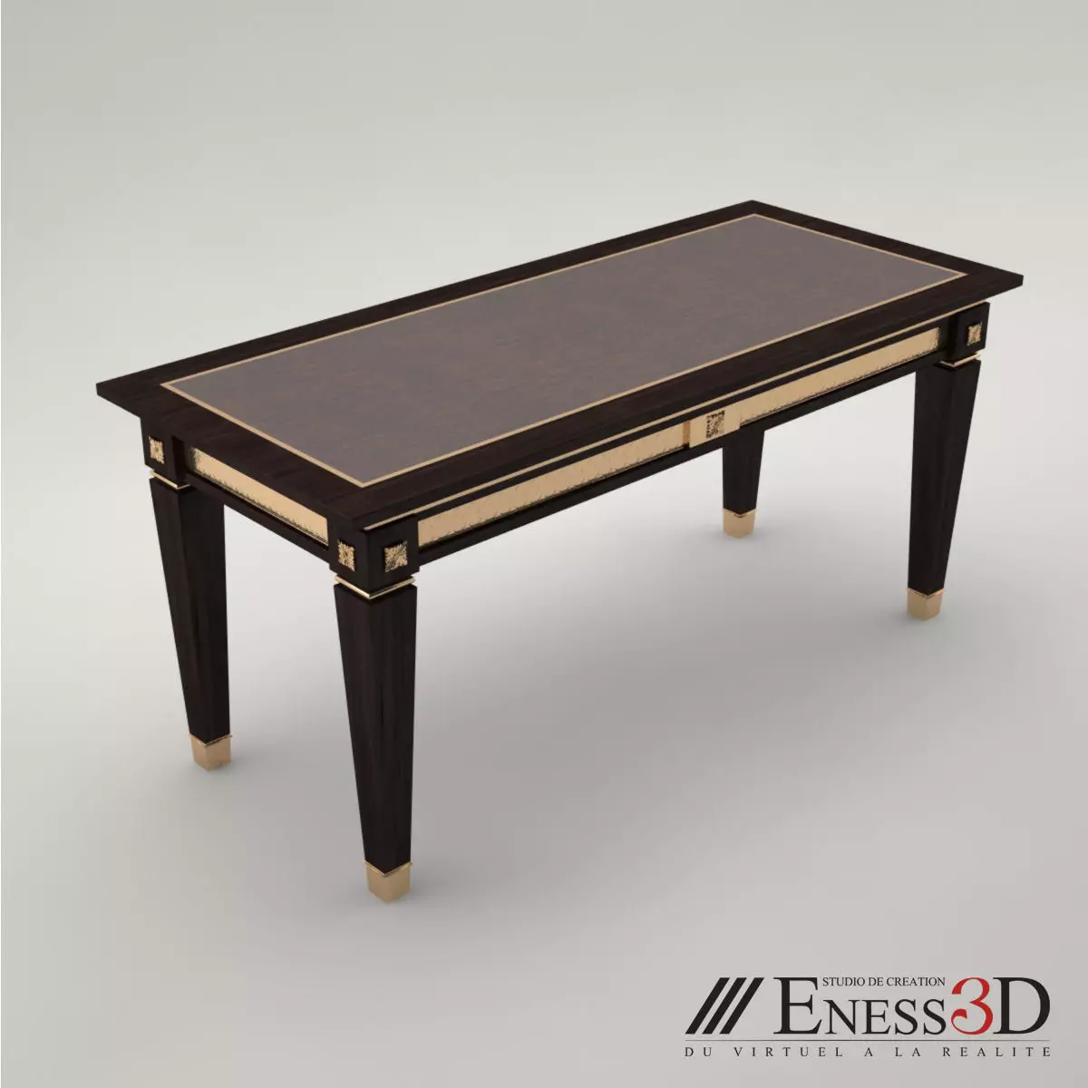 Pro - Desk Turri T76R 3D model_0