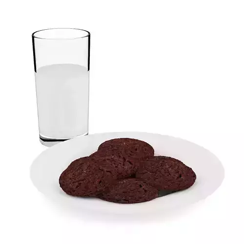 Chocolate Cookies with Milk