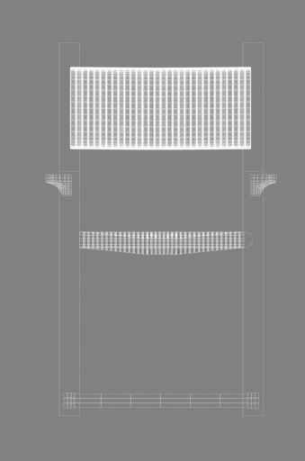 ARM CHAIR Low-poly 3D model_6