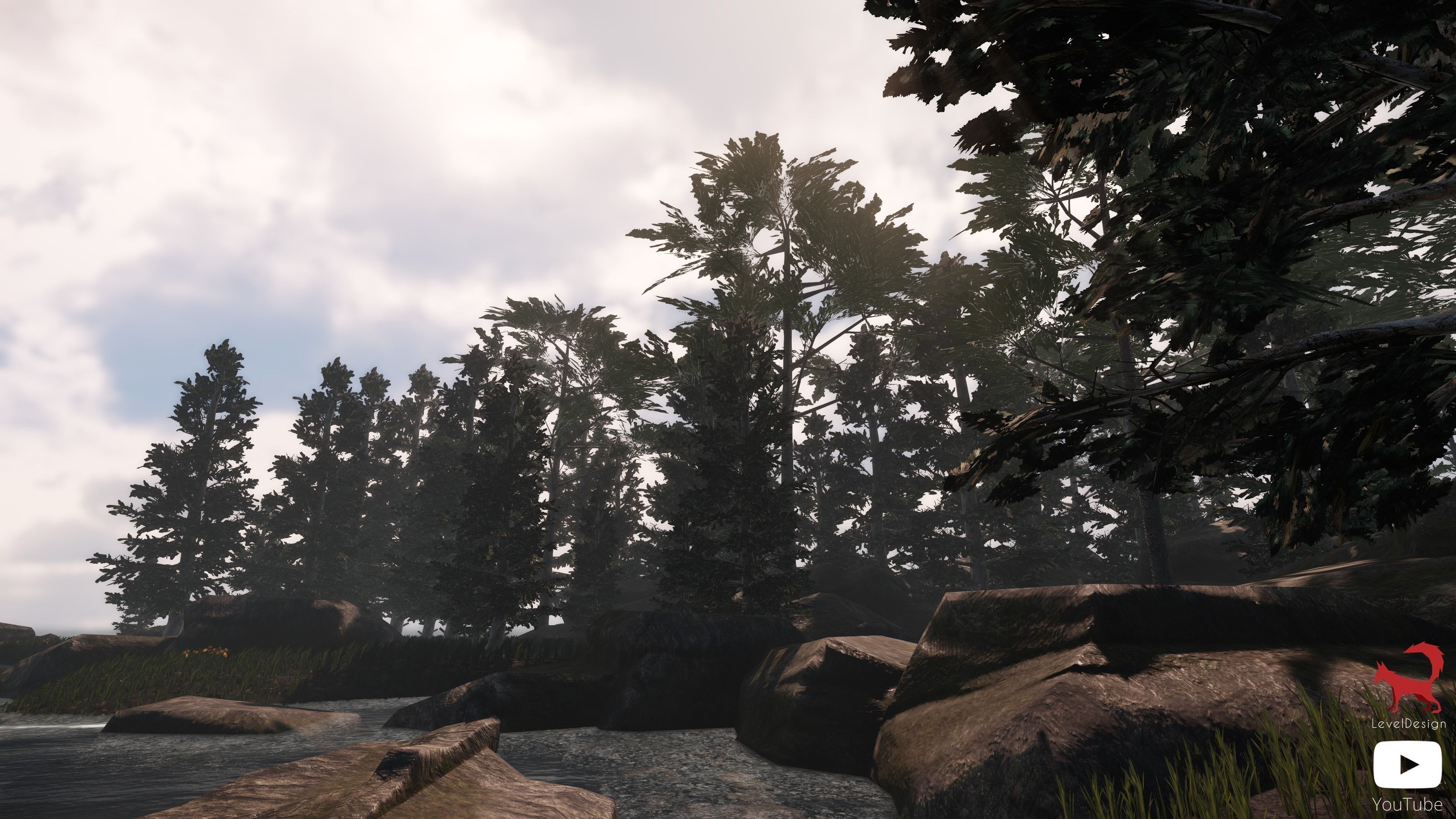 Game Ready Flora Assets Bundle Trees and Rocks Low-poly 3D model_1