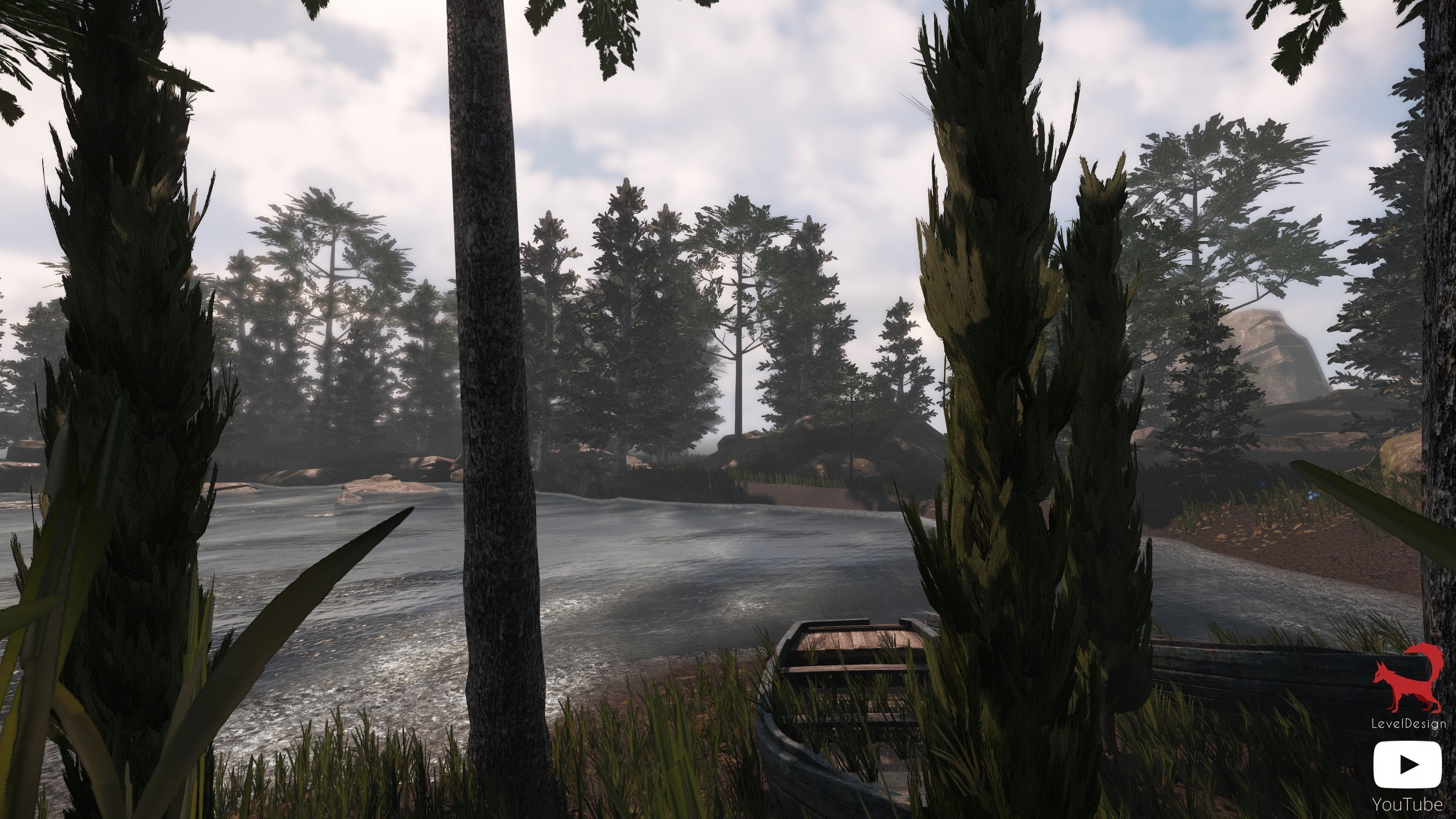 Game Ready Flora Assets Bundle Trees and Rocks Low-poly 3D model_4