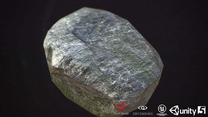 Game Ready Flora Assets Bundle Trees and Rocks Low-poly 3D model_8