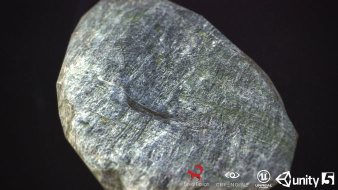 Game Ready Flora Assets Bundle Trees and Rocks Low-poly 3D model_9