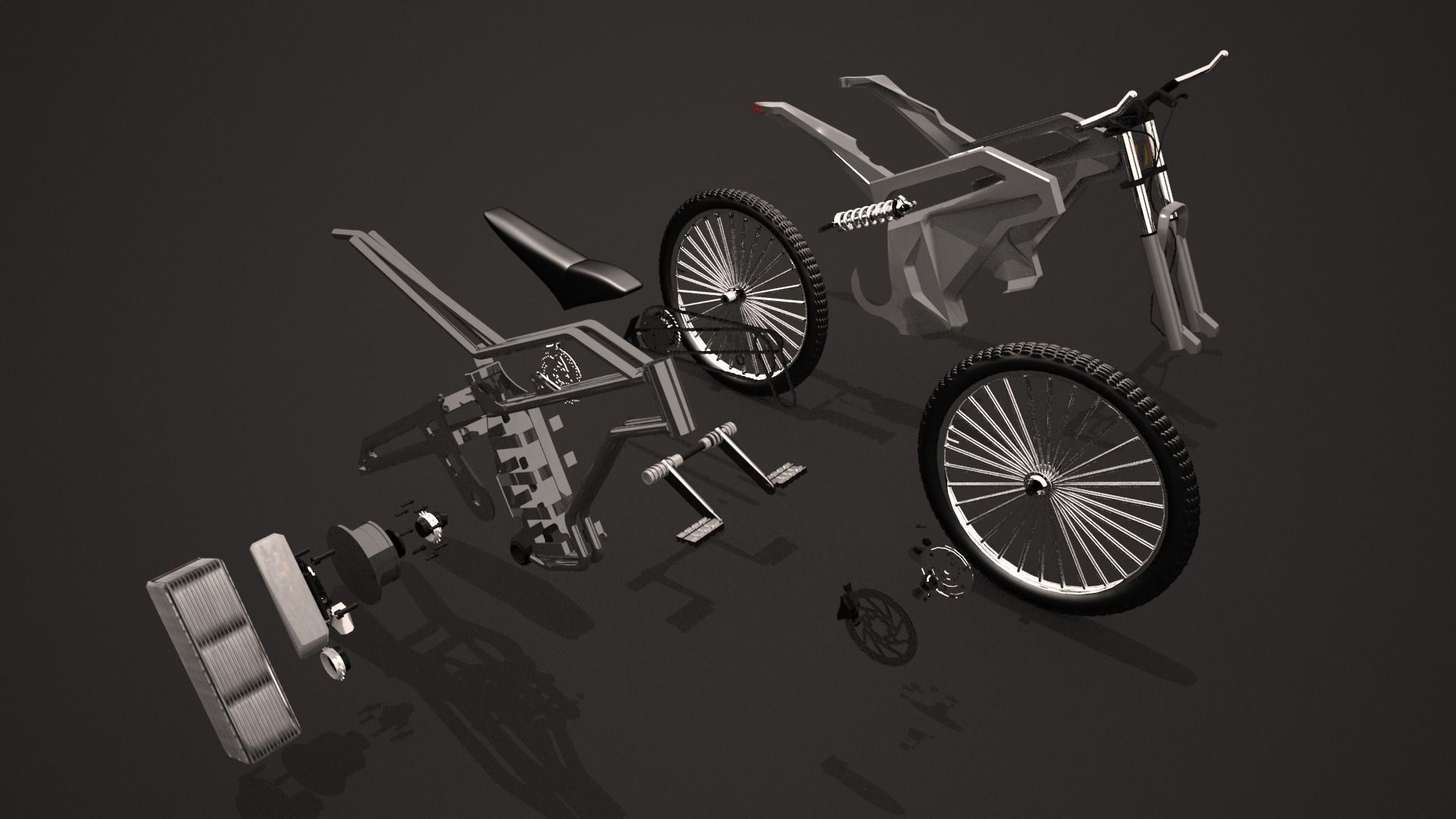 Ultralight e-Bike Muv v2 3D model_8