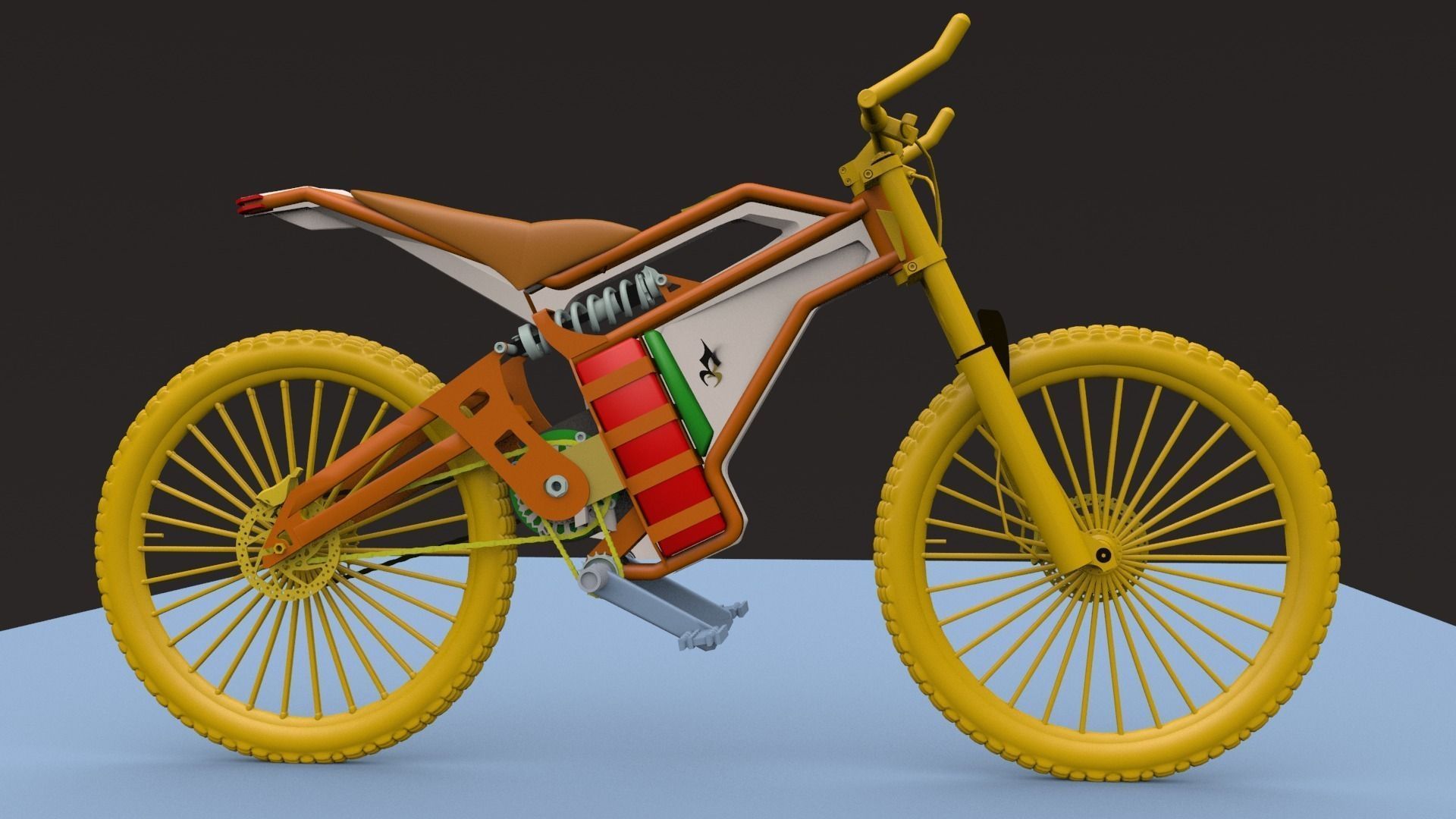Ultralight e-Bike Muv v2 3D model_9